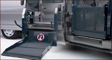 The Klearvue wheelchair lift eliminates blindspots in your personal vehicle!